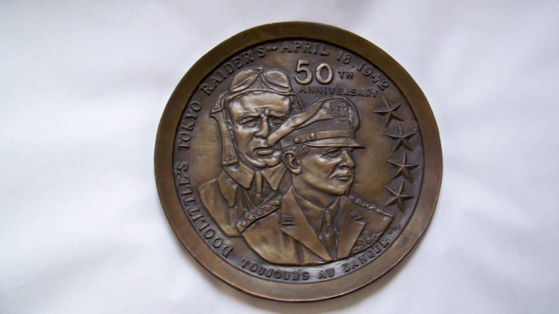 Tokyo Raiders 50th Anniversary medal.