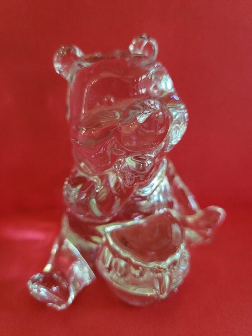 Crystal Winnie the Pooh figurine.