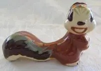 Ceramic figurine of Chip the squirrel.