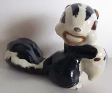 Ceramic figurine of Pepe Le Pew.